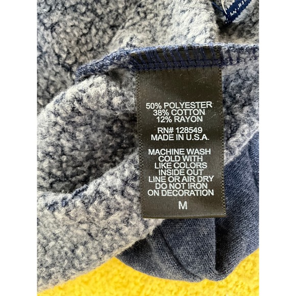 RaRe AVIATOR NATION 🌈NeON rainbow “Bolt” Embroidered Sweatshirt Navy M - Picture 9 of 10